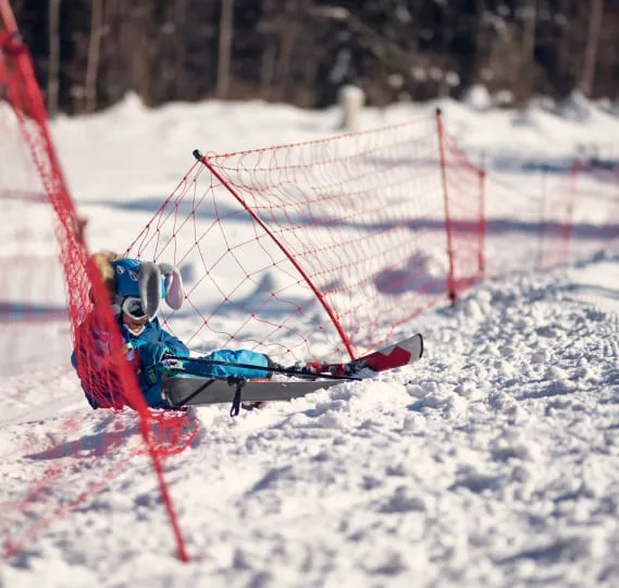 Chute skieur